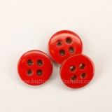 CS01 Pastic Button - Chalk Red -   Chalk clothing button
